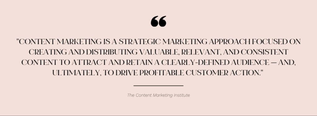 What is Content Marketing - Definition